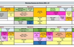 Planning vacances de Février 2026 - V3