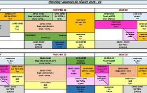 Planning vacances de Février 2026 - V4