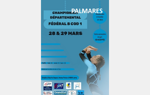 Palmares GAF 54 - COD 1 Fed B - Jarny - 28 &amp; 29.03.2026