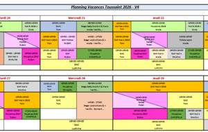 Planning Vacances de la Toussaint 2026 - V4 (08.10.2026)