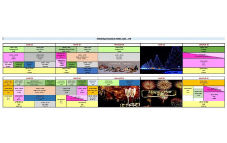 Planning vacances de Noël 2025 - V4